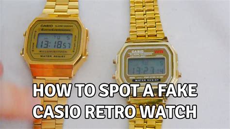 how to spot a fake casio gold watch|casio watch lookup.